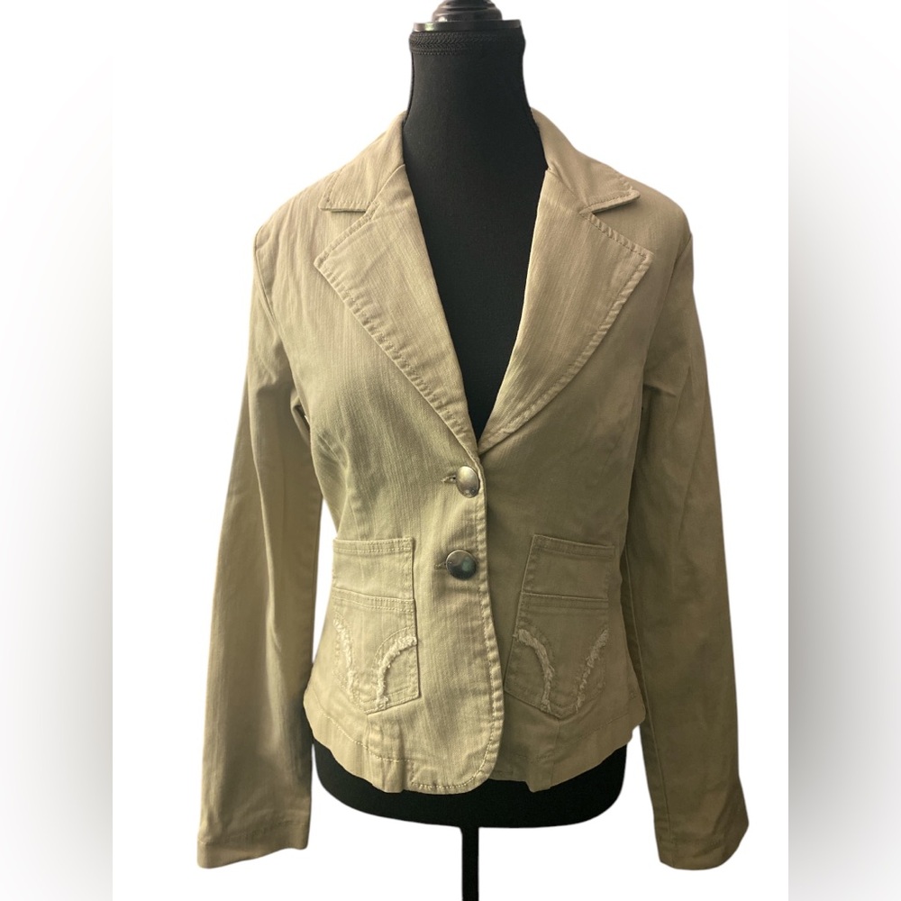 Tommy Jeans Women's Tan Blazer L EUC